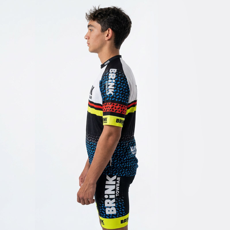 Burh Wheelers Cycling Kit 2026 Brink Towbars Jersey Shirt Zip Side